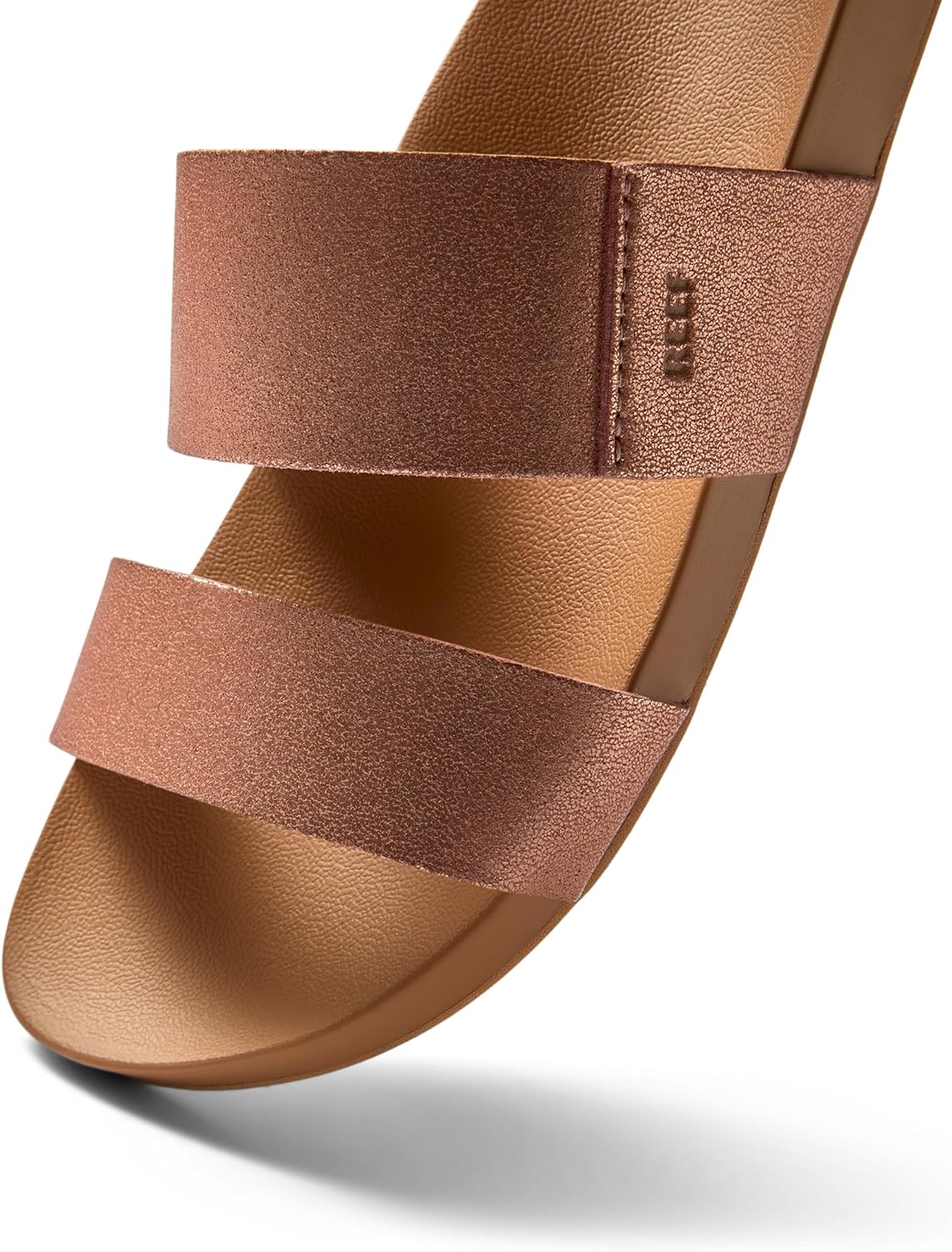 REEF Cushion Vista Women's Fashion Slide Sandal, Vegan Leather Strap, Ultra...