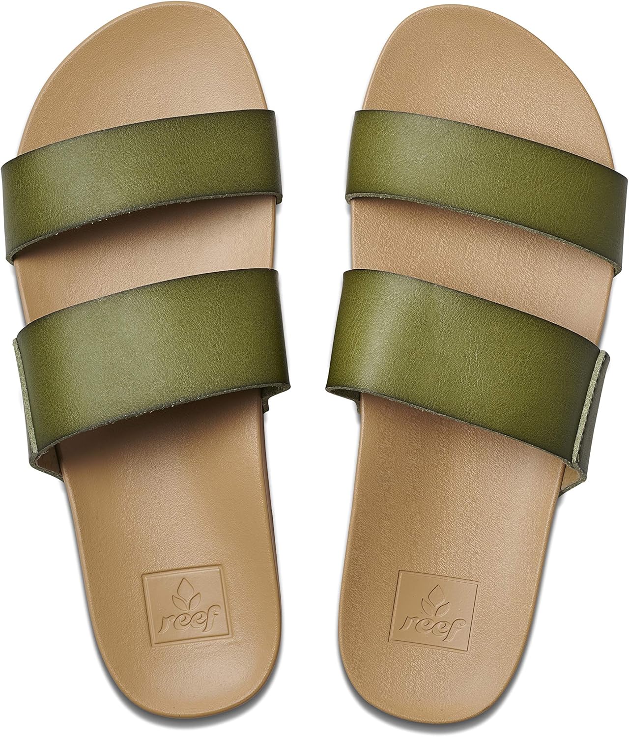 REEF Cushion Vista Women's Fashion Slide Sandal, Vegan Leather Strap, Ultra...