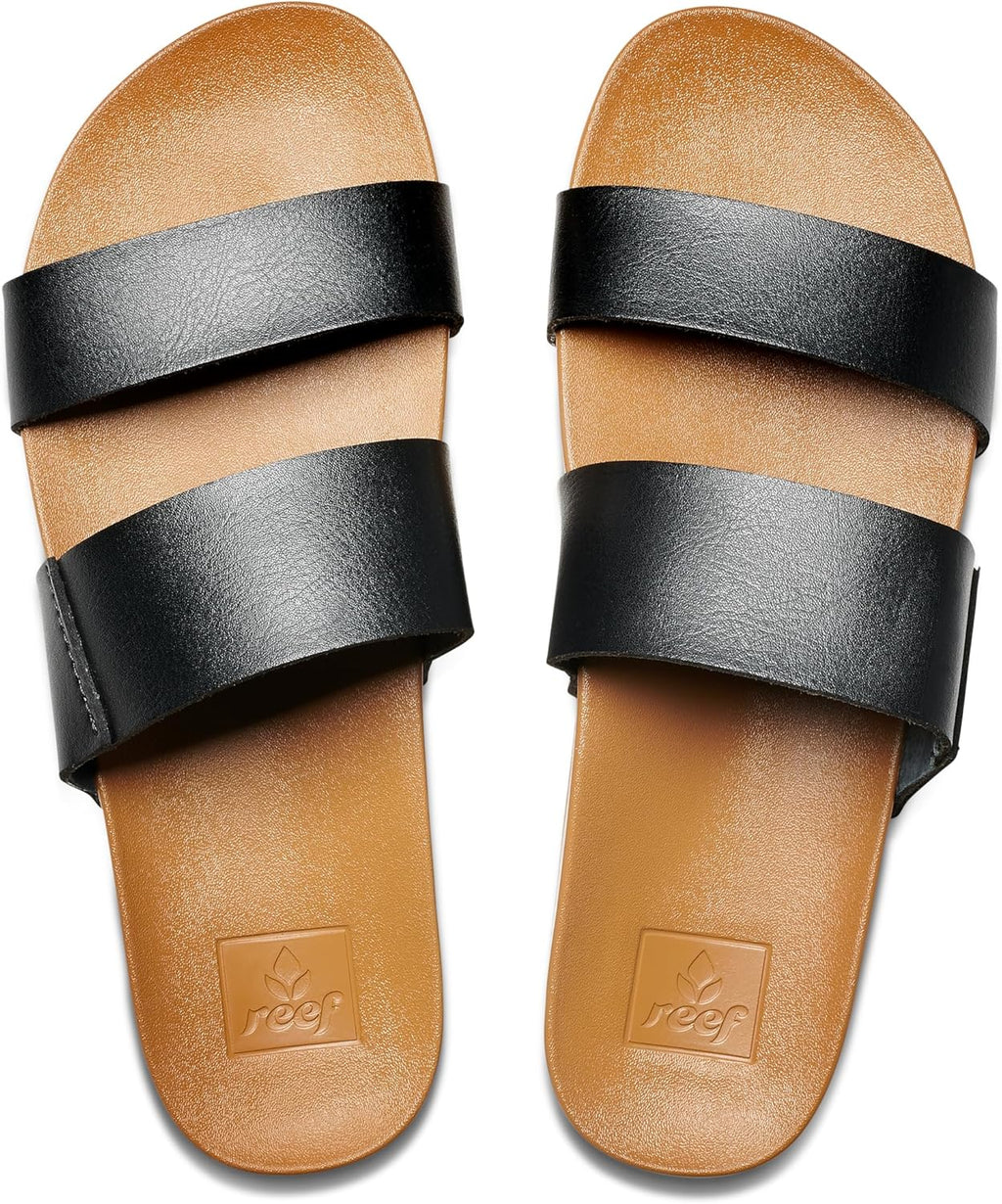 REEF Cushion Vista Women's Fashion Slide Sandal, Vegan Leather Strap, Ultra...