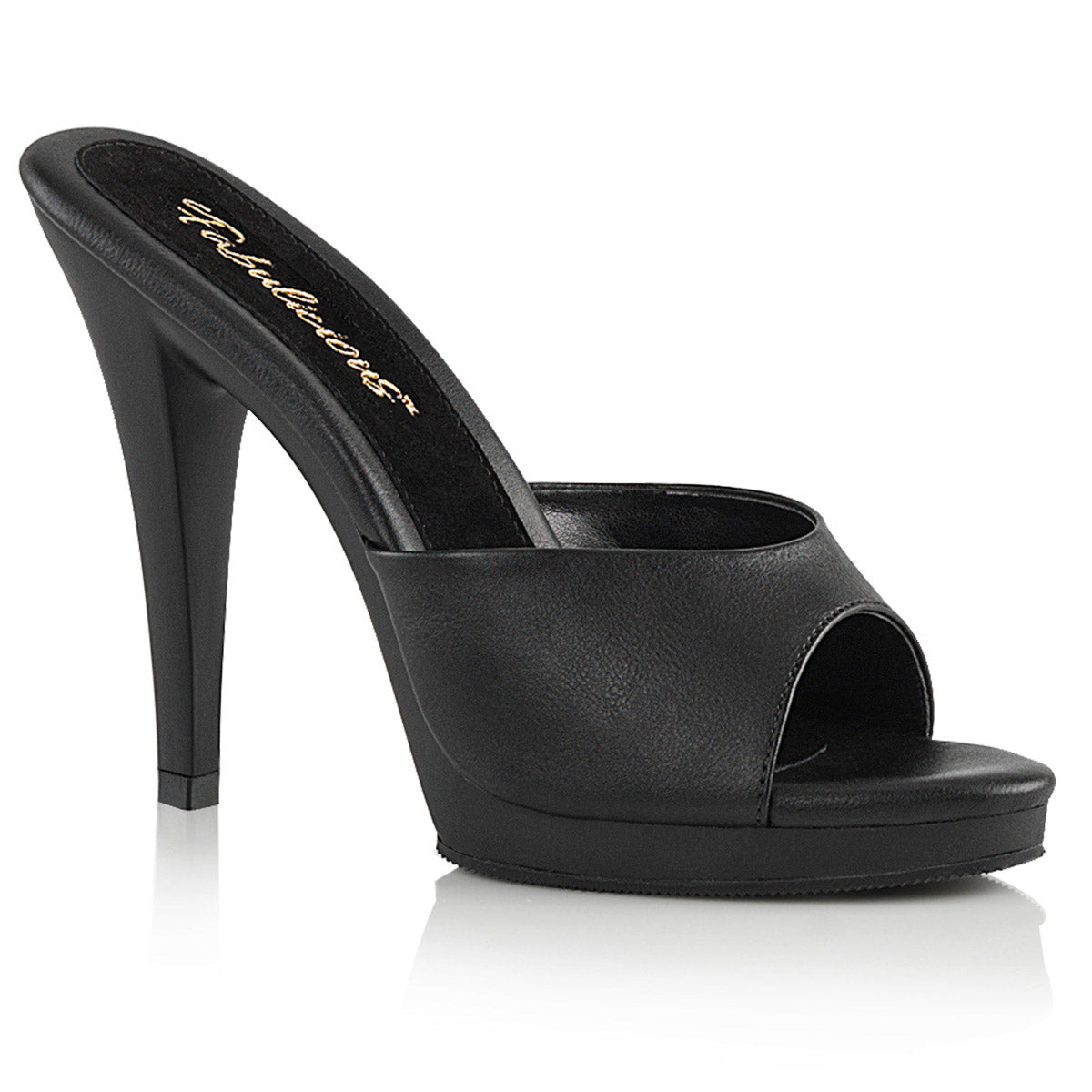 Pleaser Fabulicious Peep Toe Platform Slide Mule High Heels Adult Women Flair401