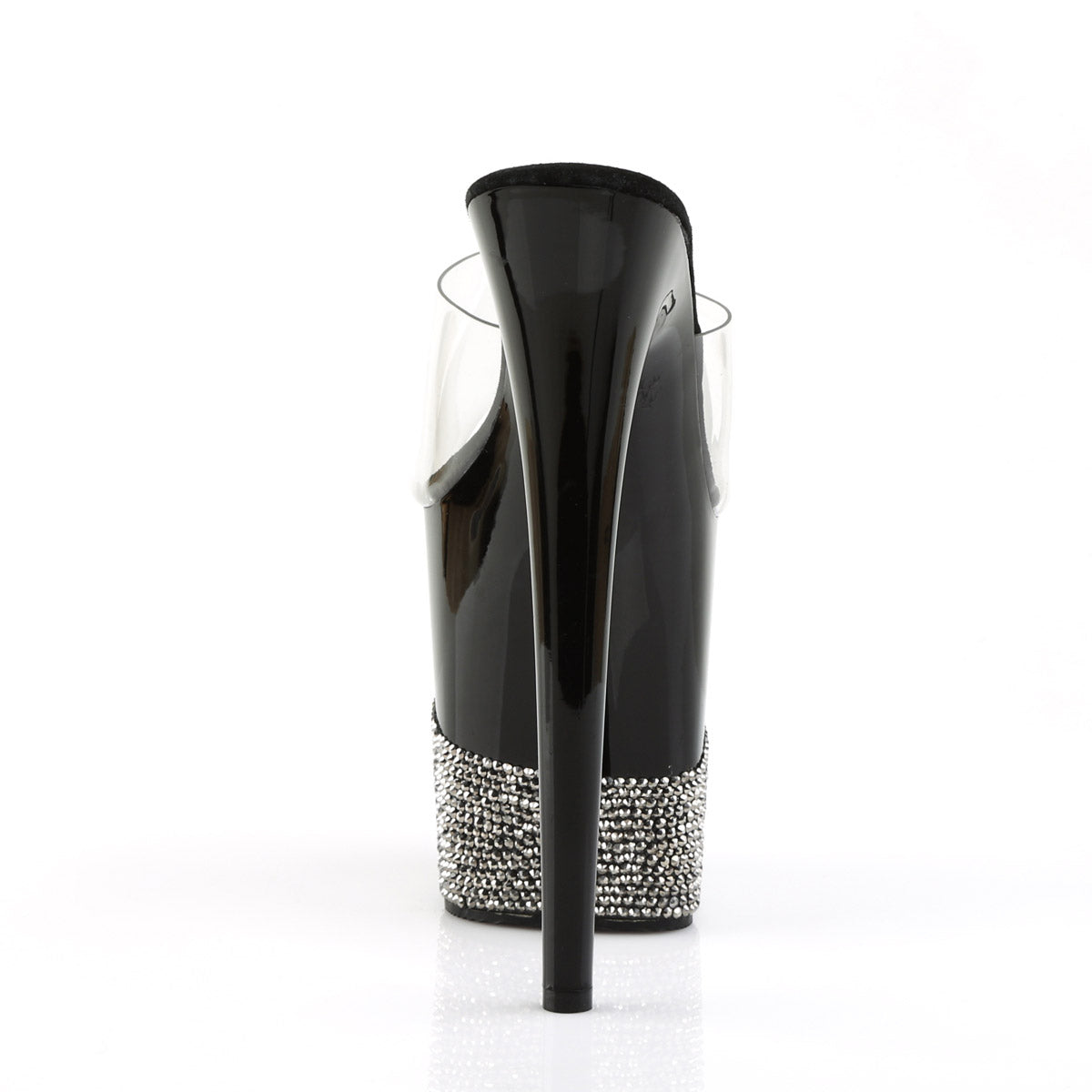 Pleaser Platform Stiletto Peep Toe Slide Mules High Heels Adult Women Flam801