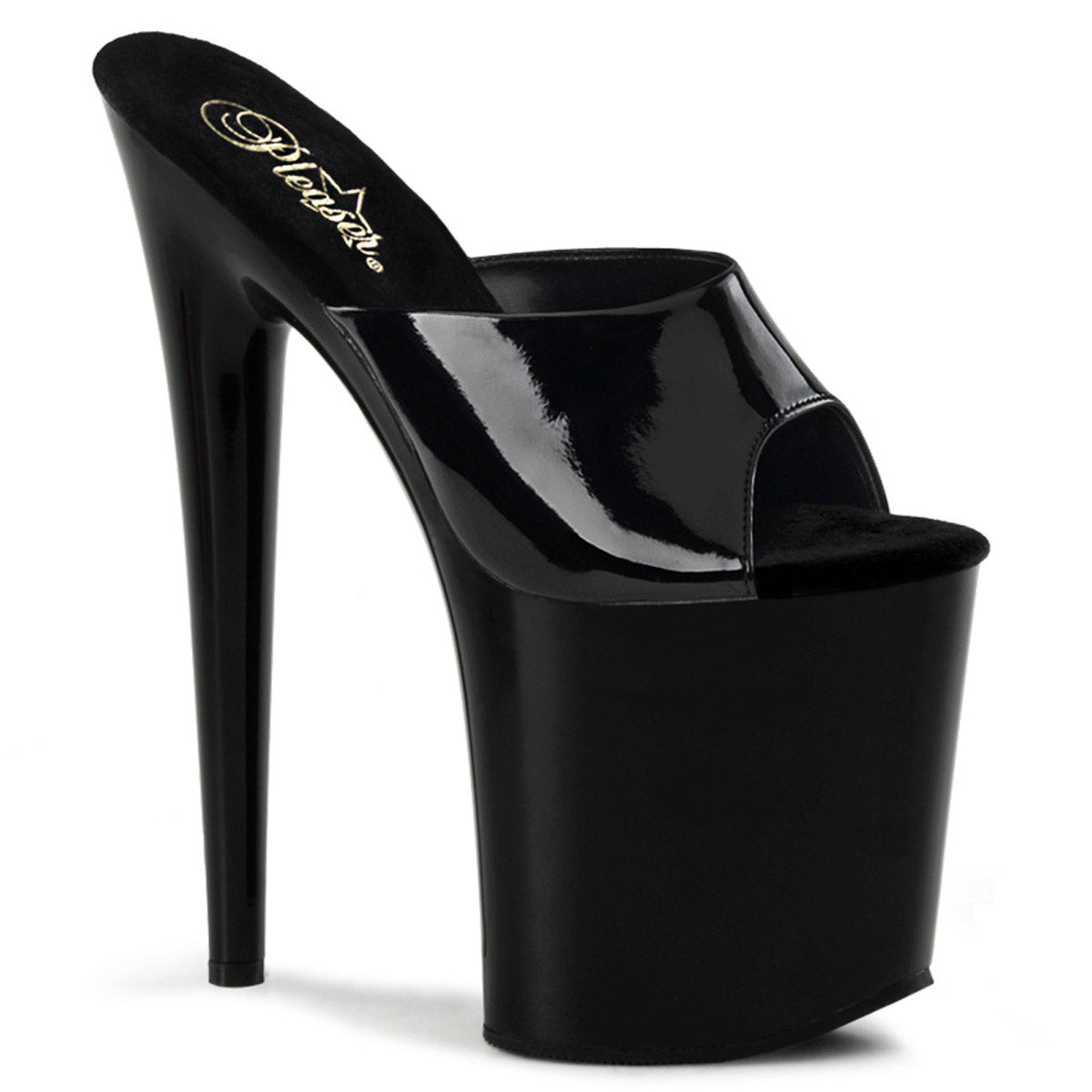 Pleaser Platform Stiletto Peep Toe Slide Mules High Heels Adult Women Flam801
