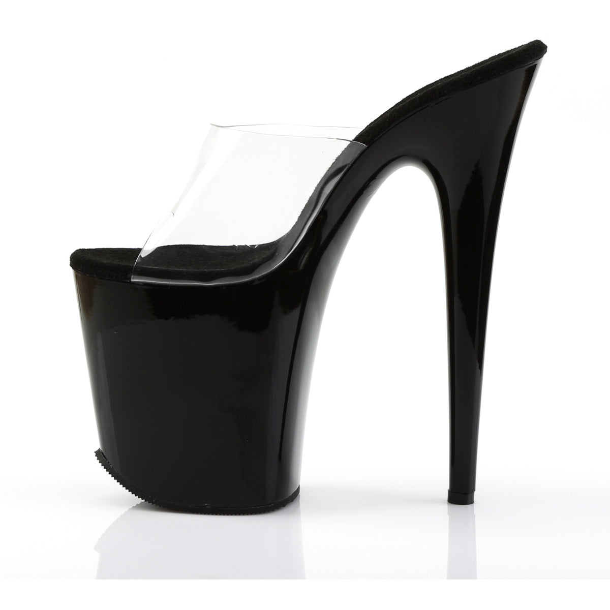 Pleaser Platform Stiletto Peep Toe Slide Mules High Heels Adult Women Flam801