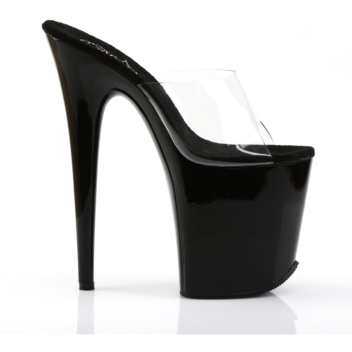 Pleaser Platform Stiletto Peep Toe Slide Mules High Heels Adult Women Flam801