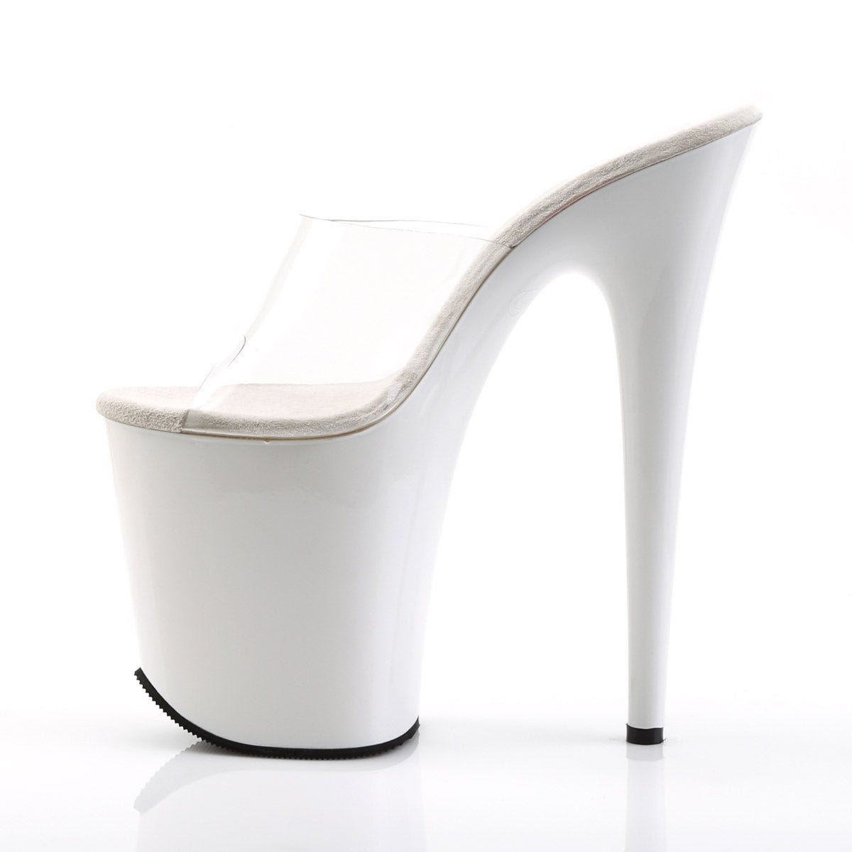 Pleaser Platform Stiletto Peep Toe Slide Mules High Heels Adult Women Flam801