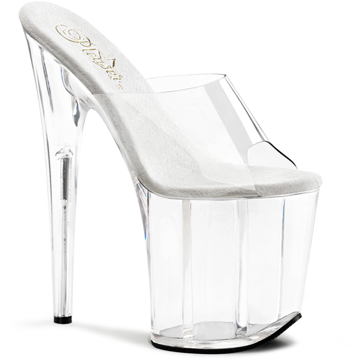 Pleaser Platform Stiletto Peep Toe Slide Mules High Heels Adult Women Flam801