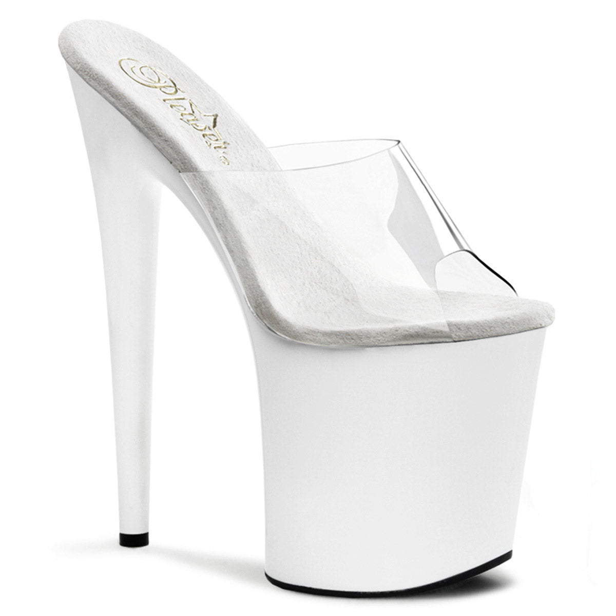 Pleaser Platform Stiletto Peep Toe Slide Mules High Heels Adult Women Flam801