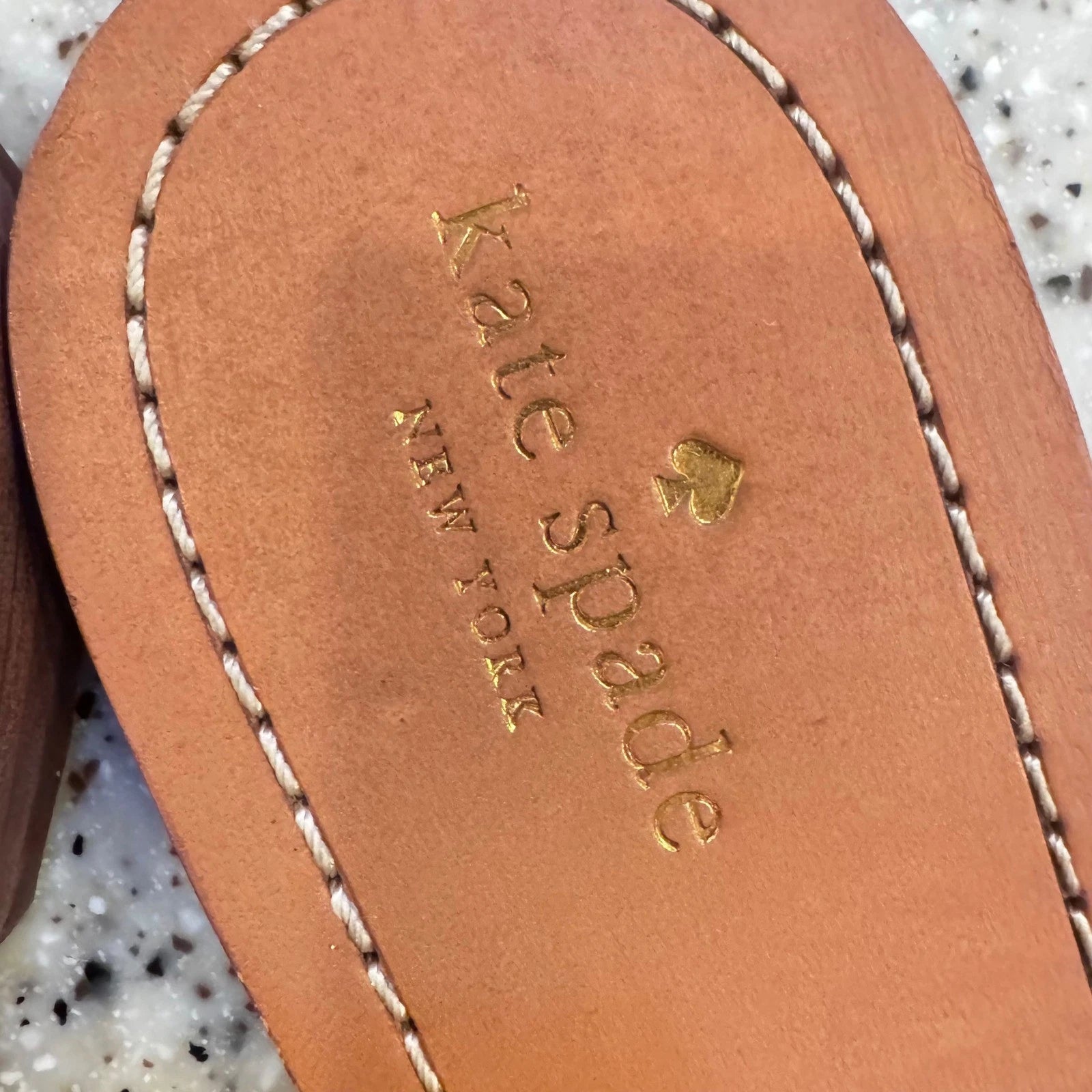 Kate Spade Cicely  Glitter Bow Slide Sandals Silver Size 11 women's EUC