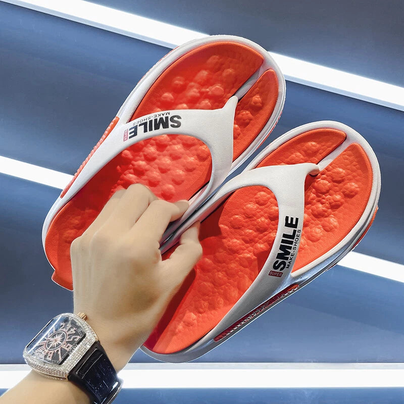 Men's Fashion Sandals Summer Outdoor Slides Beach Flip Flops Slippers Comfort