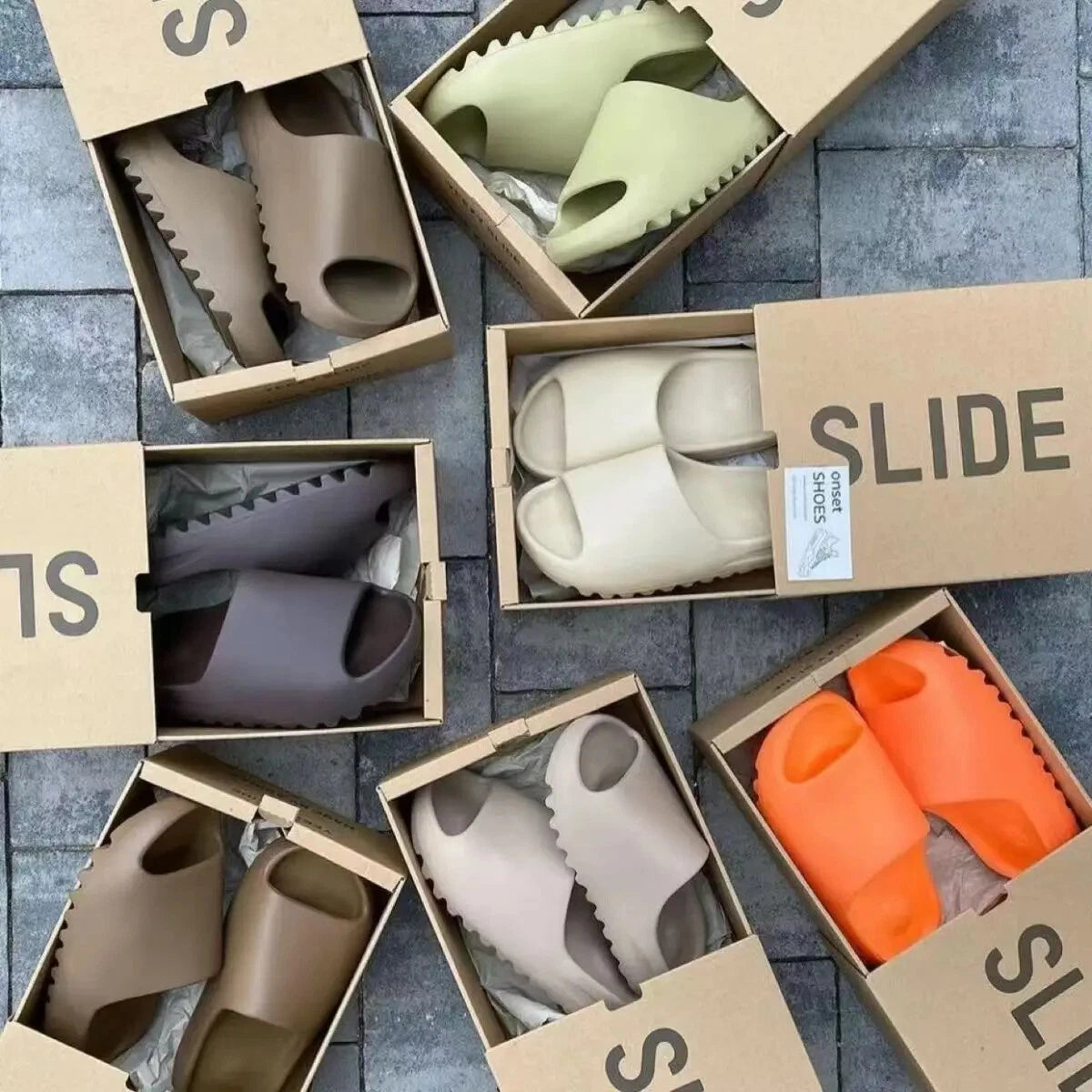 Fashion Slides 2025 Summers Outdoor Beach Sandals Casual Shoes Flip-flops Sandal