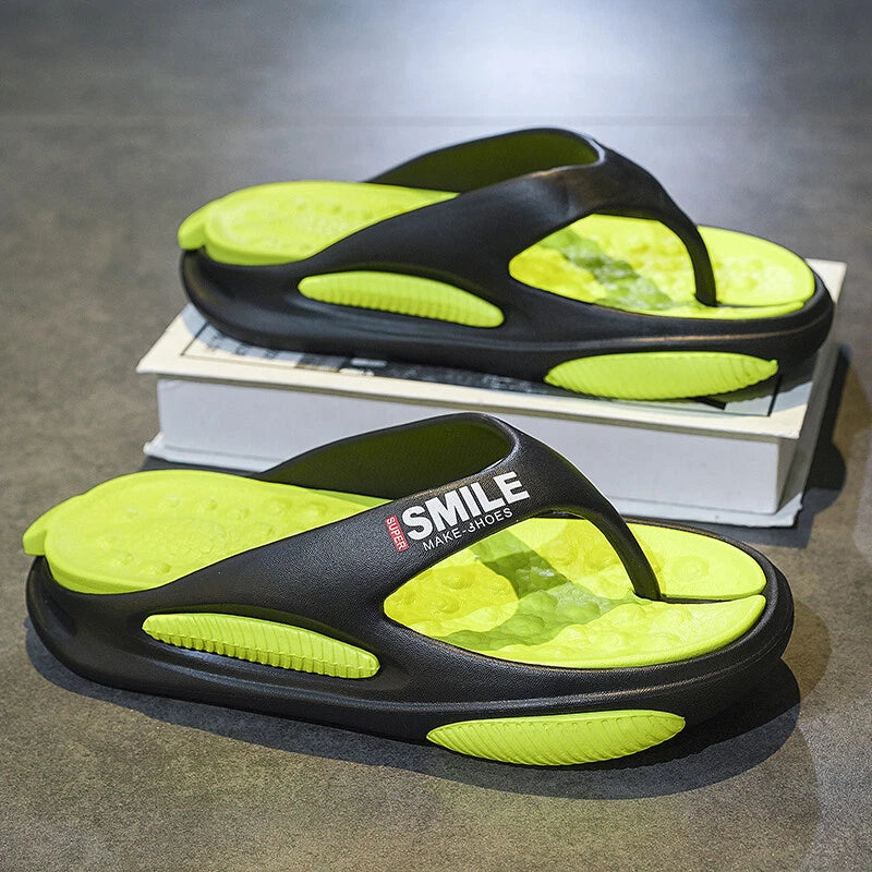 Men's Fashion Sandals Summer Outdoor Slides Beach Flip Flops Slippers Comfort