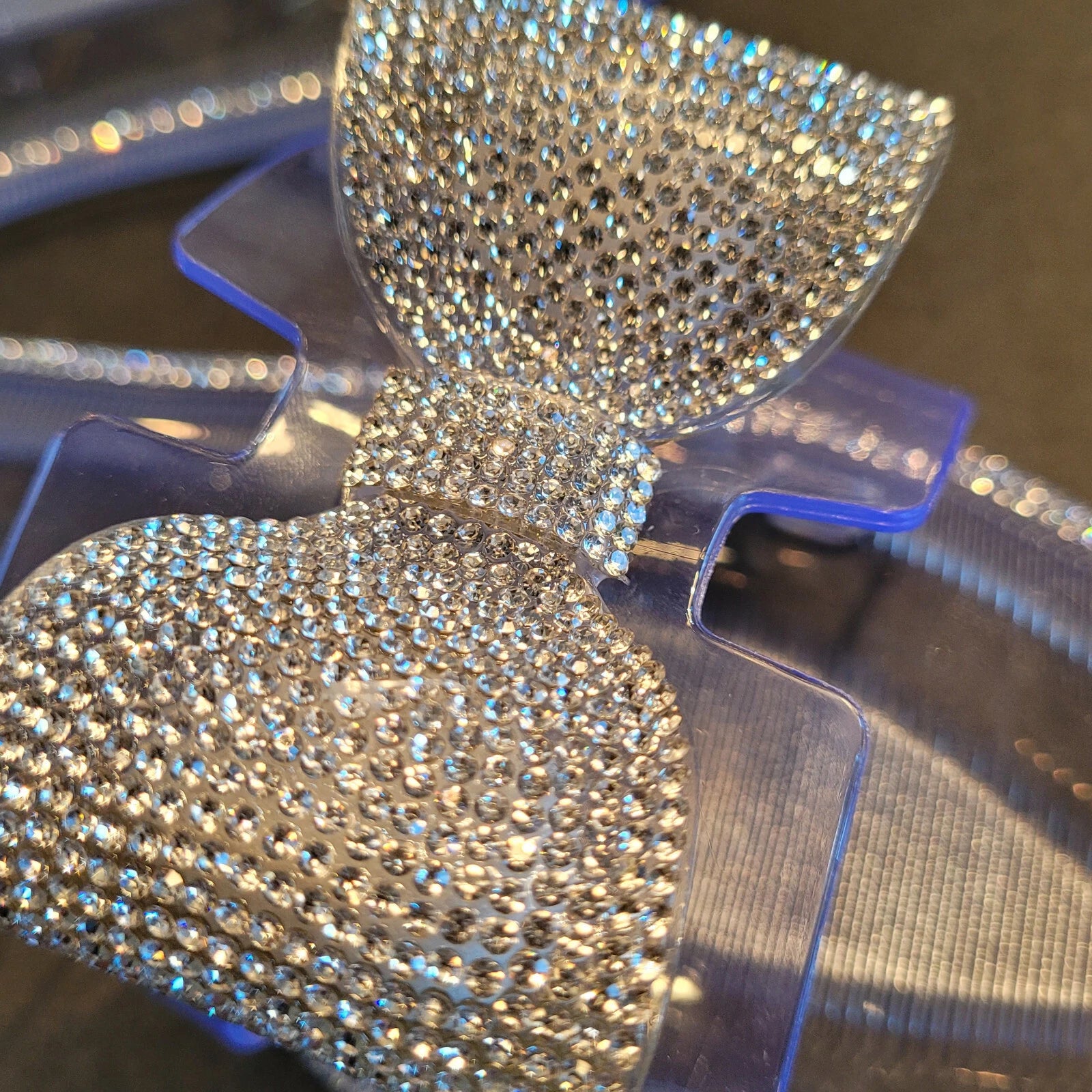 H2K Lucia Silver Fashion Jelly Slides Flip Flops Bow Sandals Bling Open Toe New