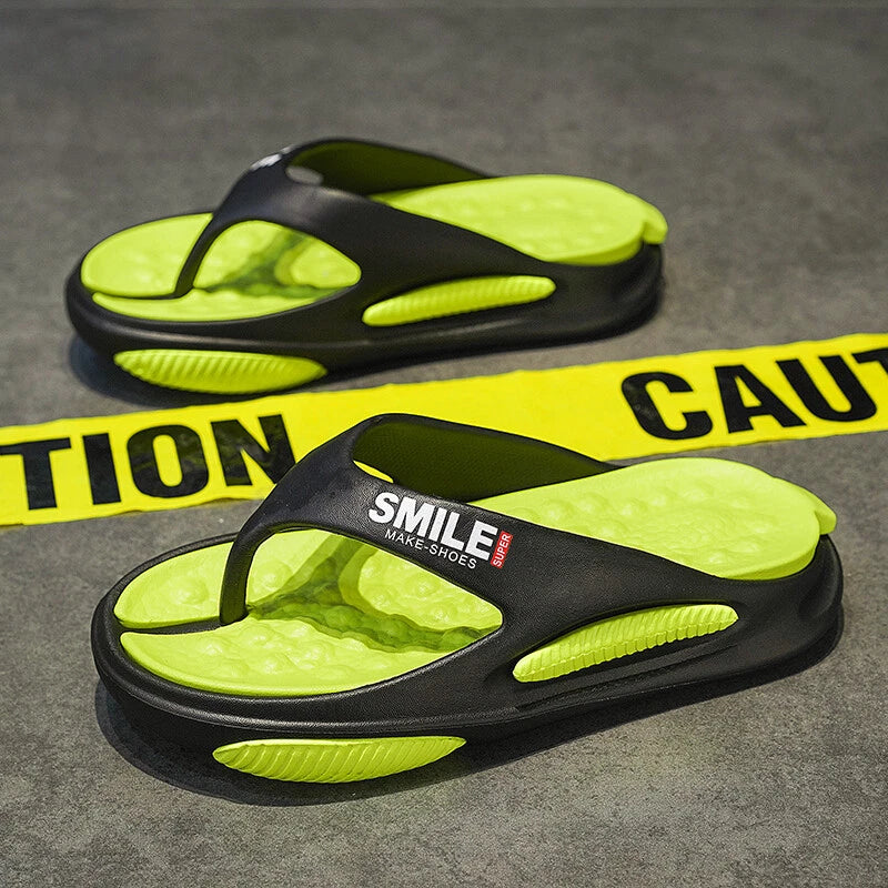 Men's Fashion Sandals Summer Outdoor Slides Beach Flip Flops Slippers Comfort