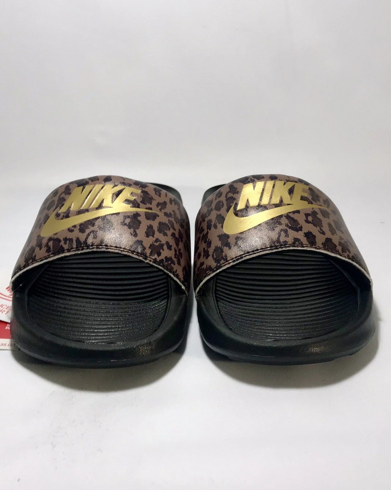 NIKE VICTORI ONE Women's Printed Slides Size 8 Brown/Multicolor Style #CN9676200