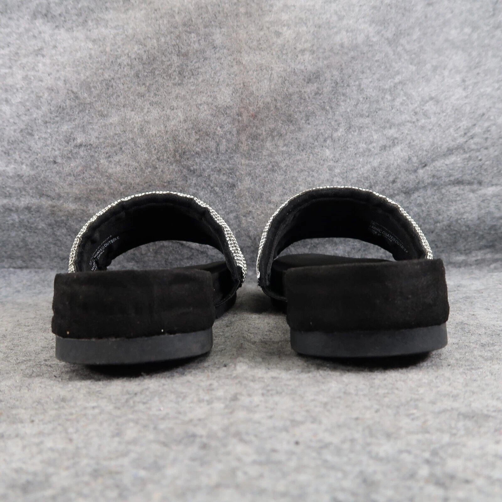 Anne Klein Shoes Womens 7 Sandal Slides Fashion Casual Metallic Gloria Comfort