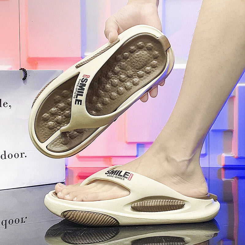 Men's Fashion Sandals Summer Outdoor Slides Beach Flip Flops Slippers Comfort