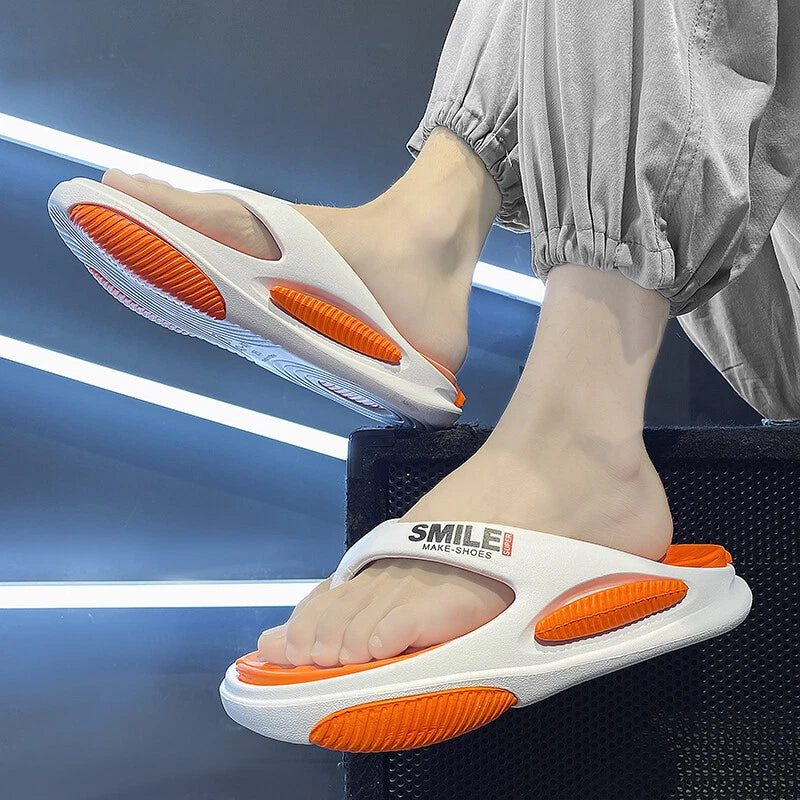 Men's Fashion Sandals Summer Outdoor Slides Beach Flip Flops Slippers Comfort