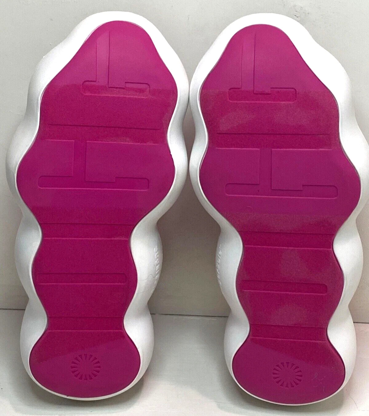UGG Sugarcloud Logo Platform Sandals fashion terry Slides in Pink Women's Size 8