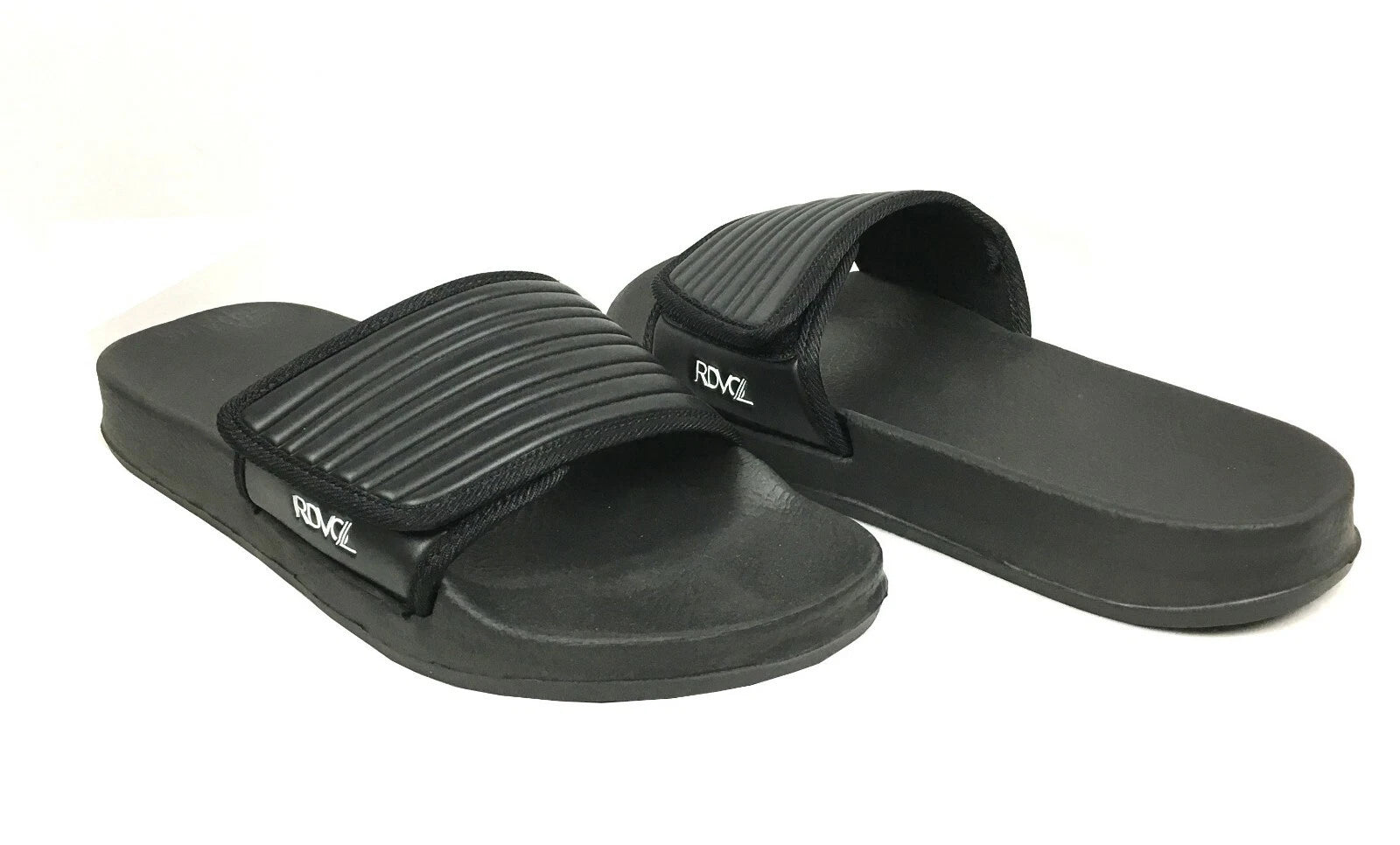 Men's Sport Slides Fashion Slide with Adjustable Upper for Gym Pool Beach-011M