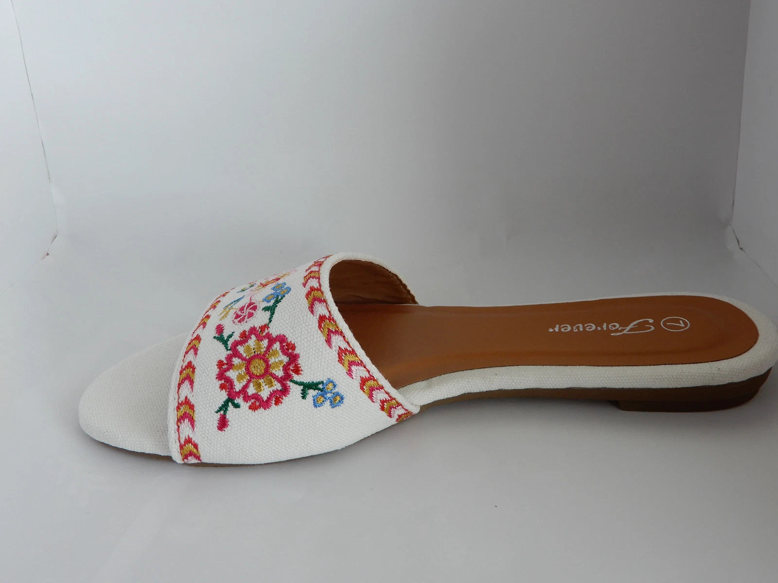 New Fashion Embroidered Slippers Sandals Size 6~10