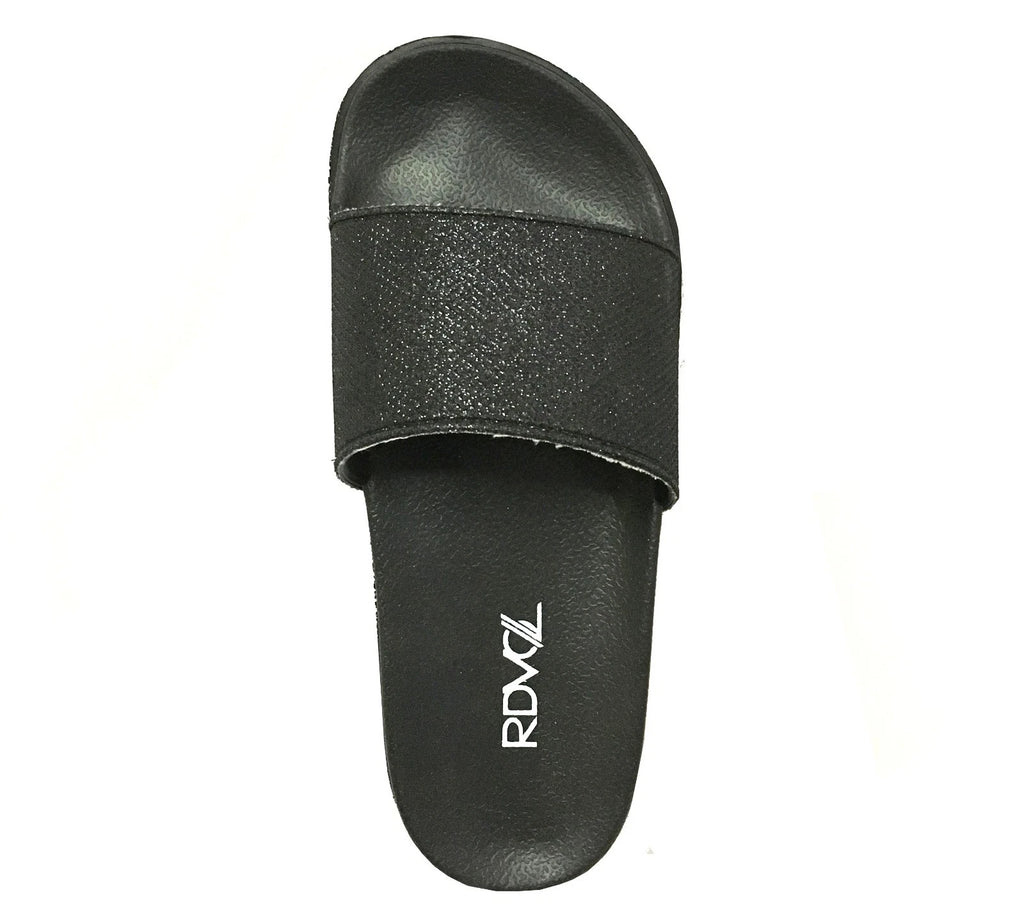 New Women's Glitter Slide Soft Rubber Bottom Fashion Shoe Beach Pool Party-1919