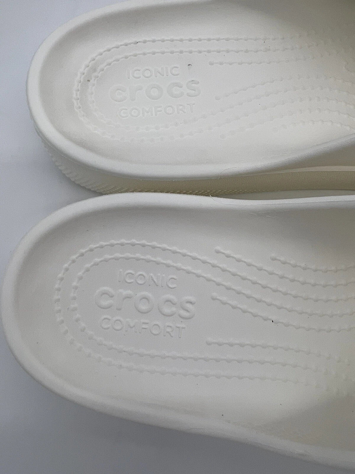 Crocs White Women's Classic Platform Slide With Charms Size 10 Style#:208180