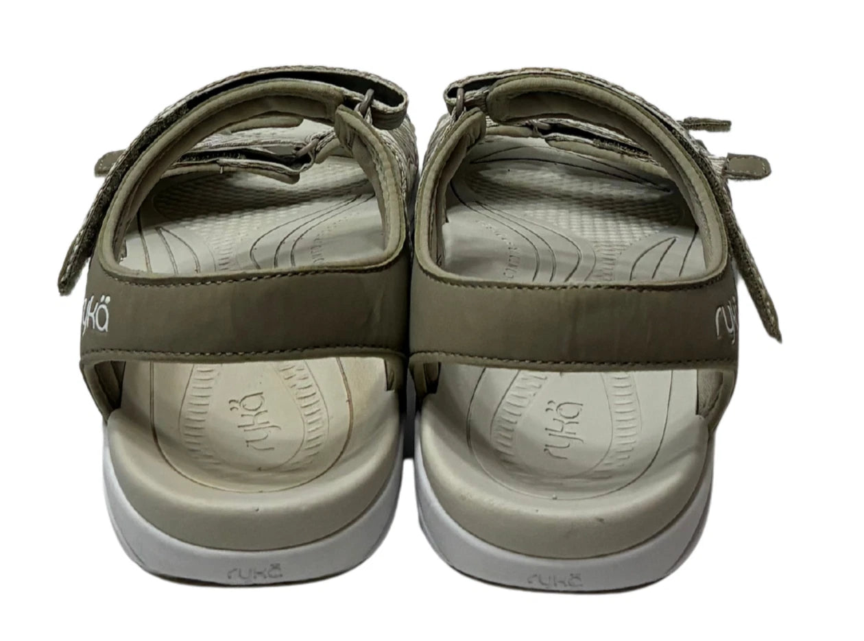 Ryka Women’s Sandals Size 10M Style 902169 Cushioned Slides Slip-On Comfort