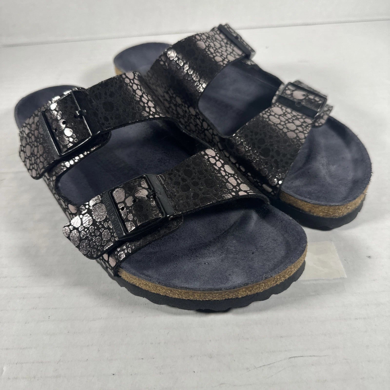 41 Birkenstock Arizona Style Gator Glam NARROW