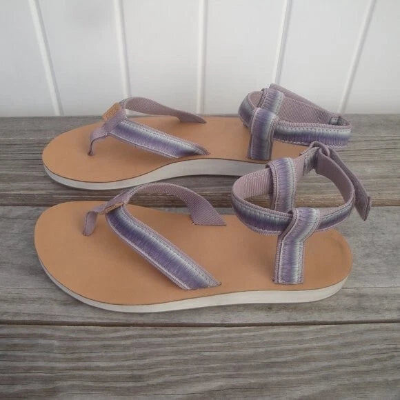 Teva Sandals Women's Purple Ombre Style#1010329 Slides with fastener closures