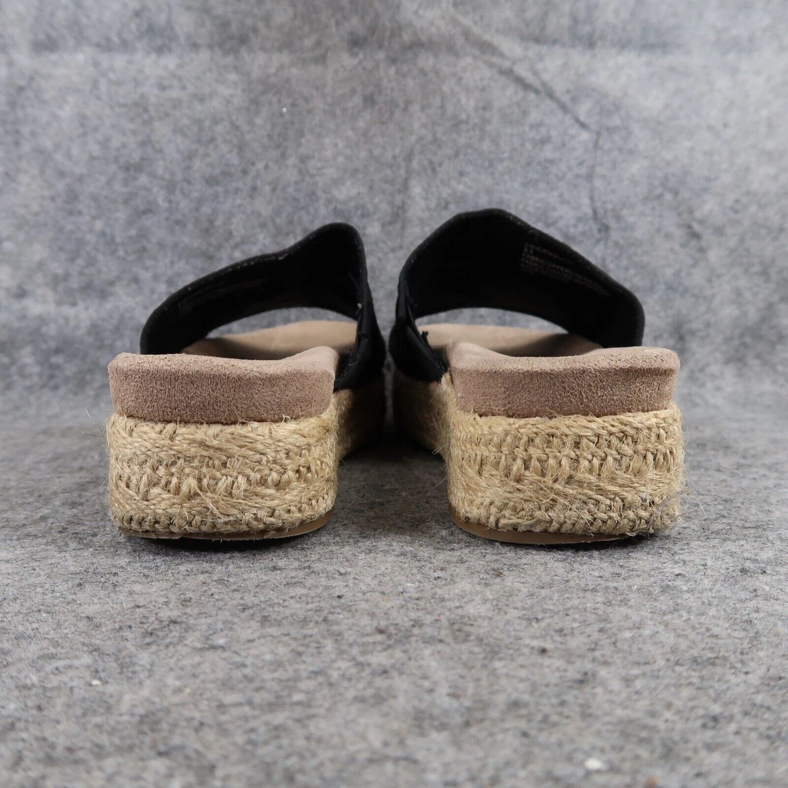 Madden Girl Shoes Womens 8.5 Sandal Platform Slide Emie Fashion Espadrille Black