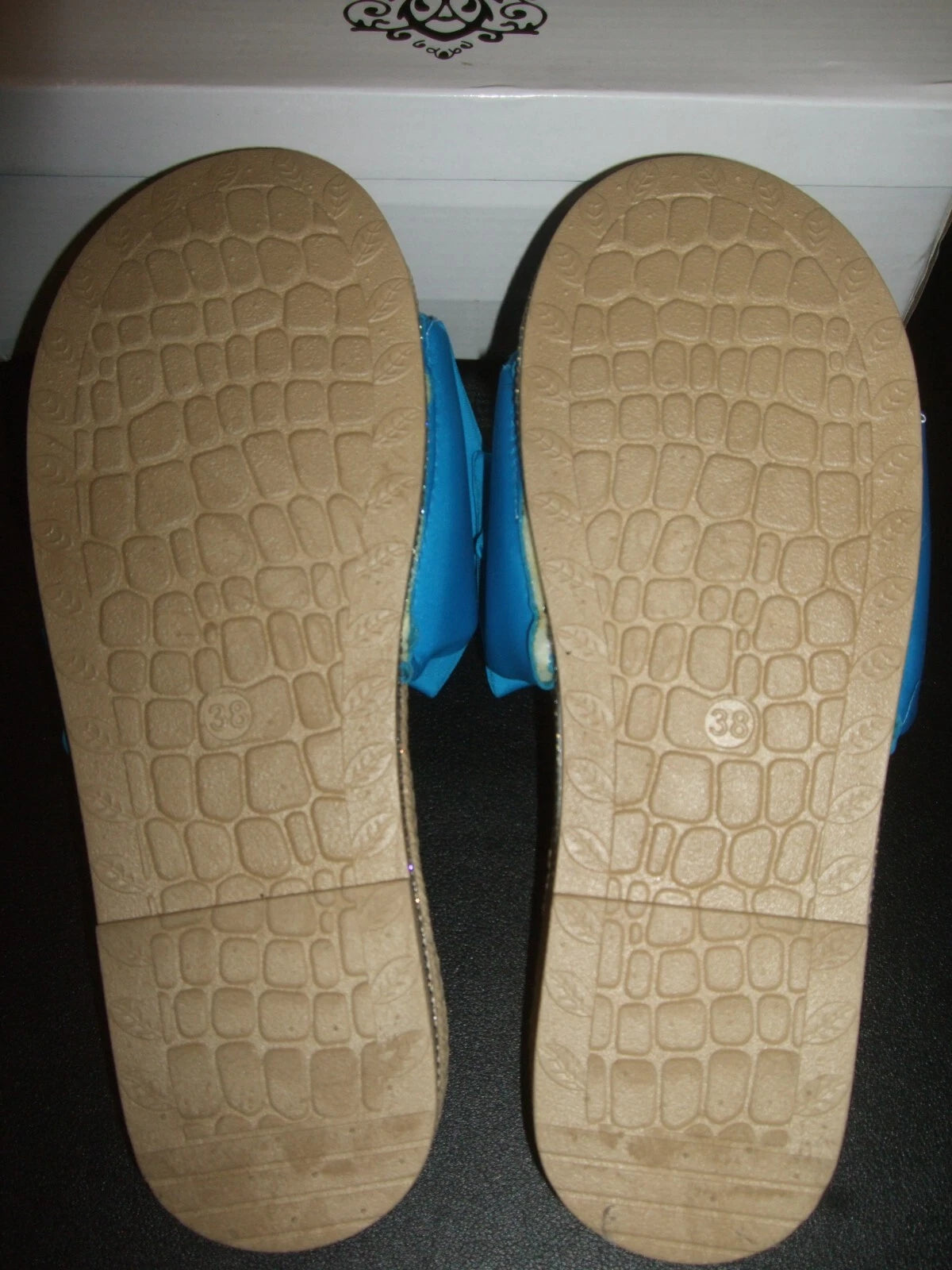 Women's Pirochi Fashion Slides Flip Flops Made in Italy Size 7 NIB