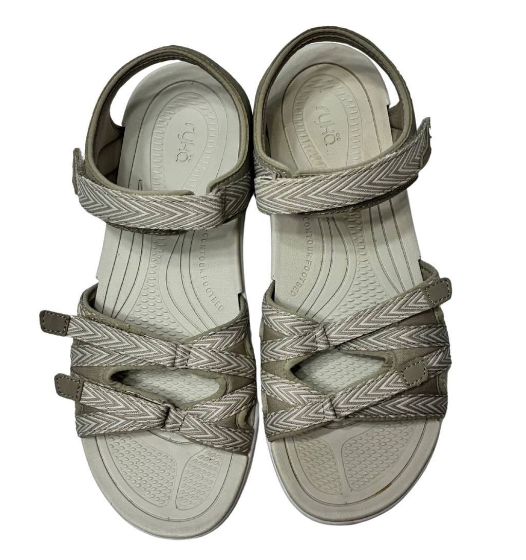 Ryka Women’s Sandals Size 10M Style 902169 Cushioned Slides Slip-On Comfort
