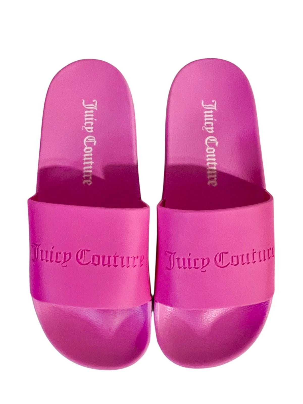 Juicy Couture Women’s Hot Pink Slide Sandals Size US 9–10 (EU 40) Promo Gift NEW