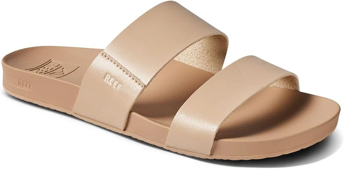 REEF Cushion Vista Women's Fashion Slide Sandal, Vegan Leather Strap, Ultra...