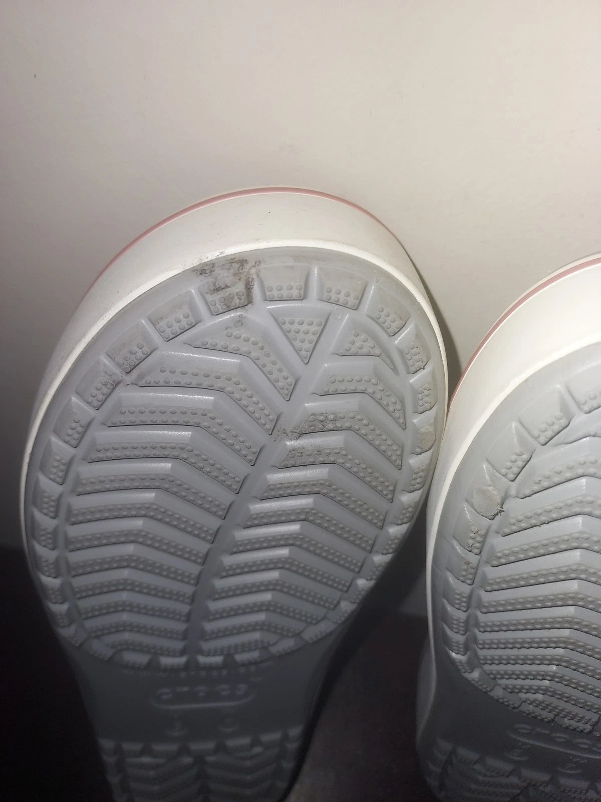 Crocs Women's Slides Size 7  Crosband  Platform Sandals Iconic Comfort Gray