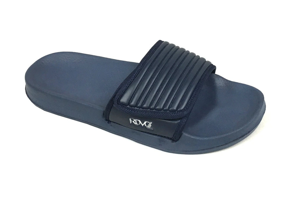 Men's Sport Slides Fashion Slide with Adjustable Upper for Gym Pool Beach-011M