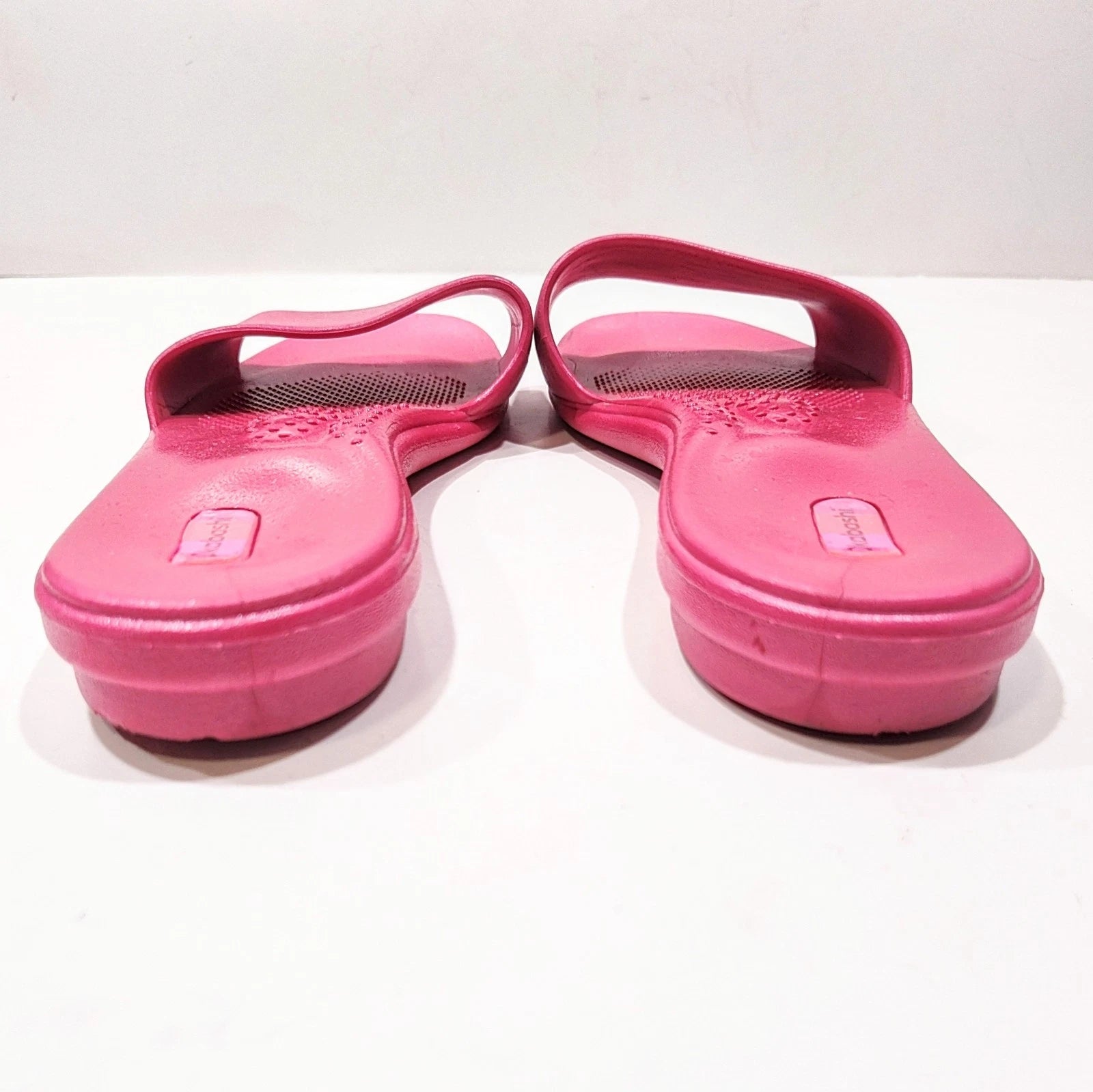 Okabashi Oka-B Womens Grace Spa-Style Slides Slip On Sandals Pink Size Large