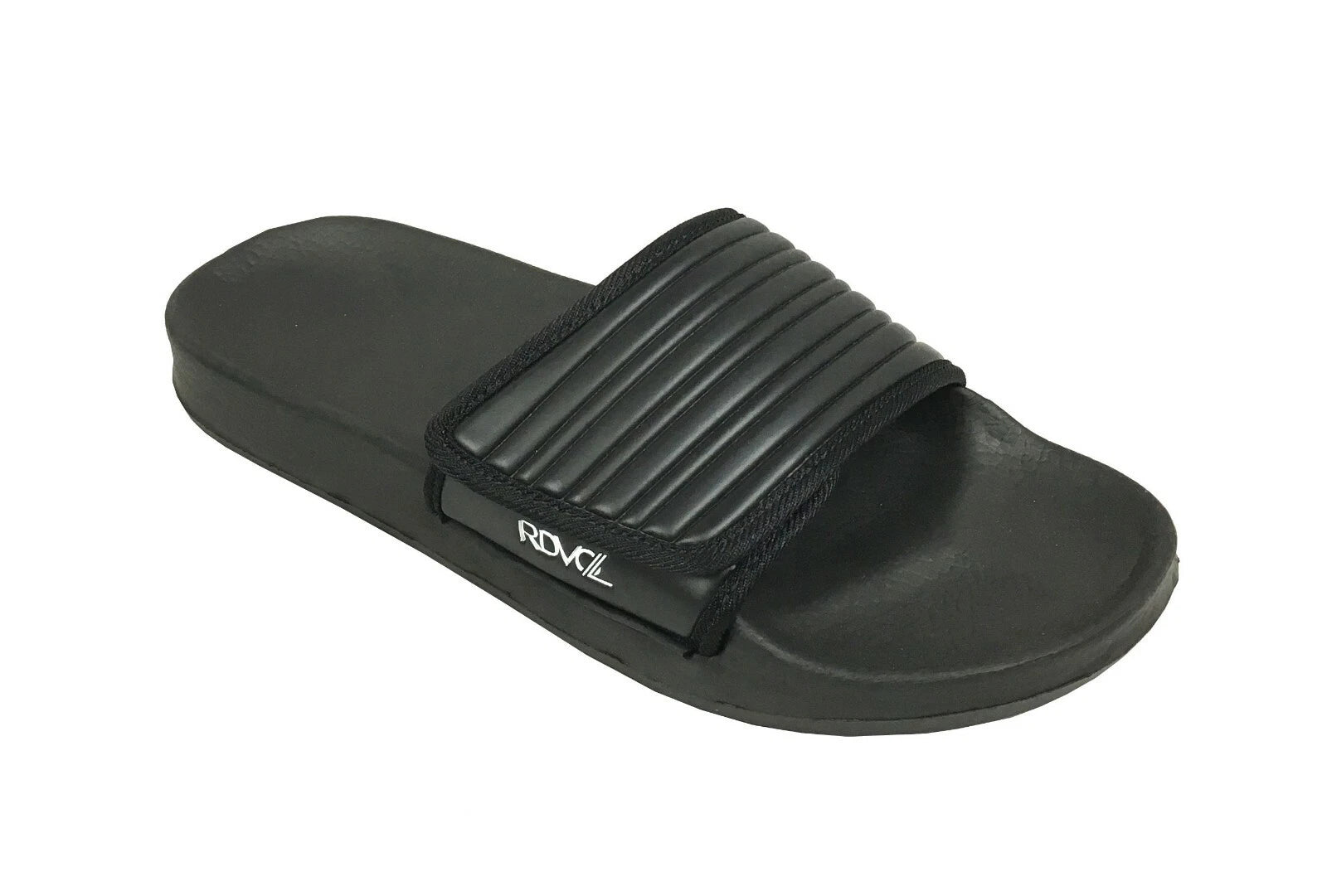 Men's Sport Slides Fashion Slide with Adjustable Upper for Gym Pool Beach-011M