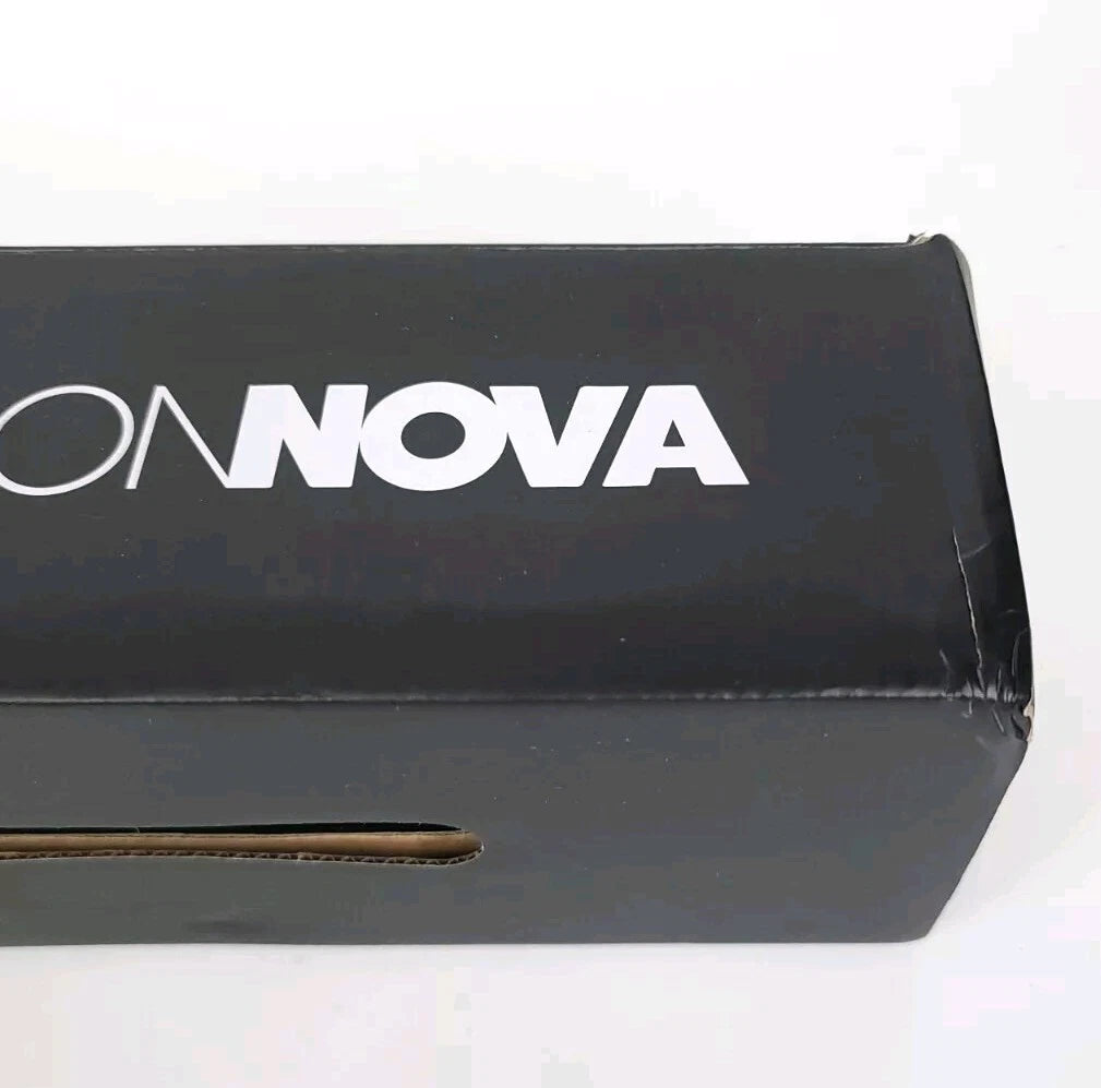 Fashion Nova Sandals Womens 10 w/ Box Flats Silver Rhinestones Slides Slip On