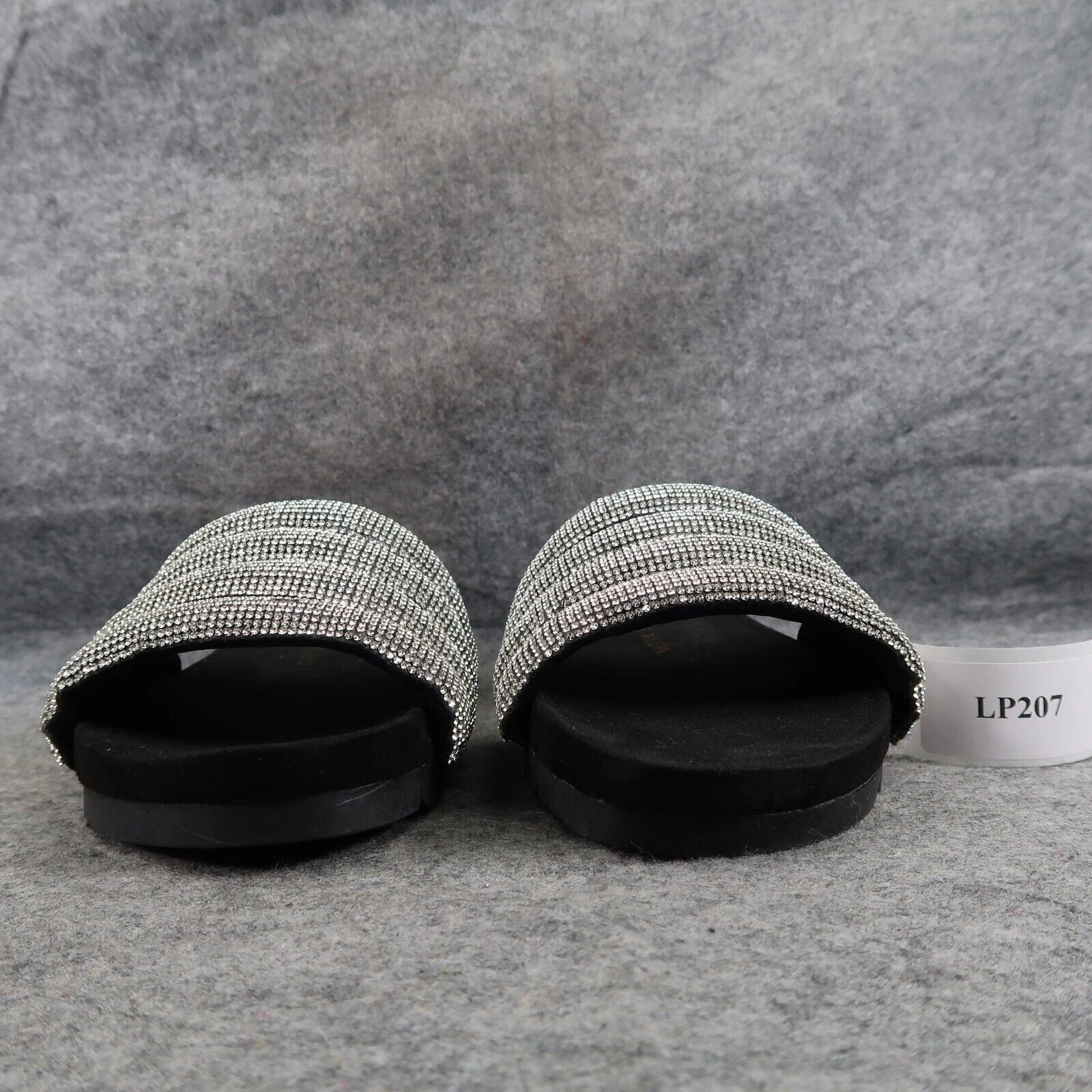 Anne Klein Shoes Womens 7 Sandal Slides Fashion Casual Metallic Gloria Comfort