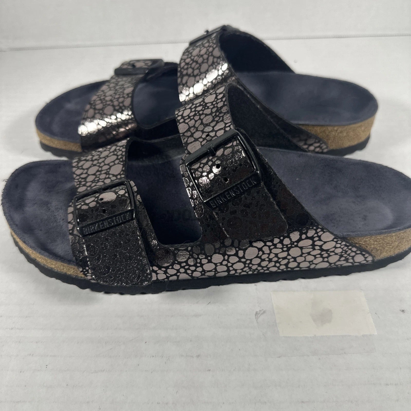 41 Birkenstock Arizona Style Gator Glam NARROW