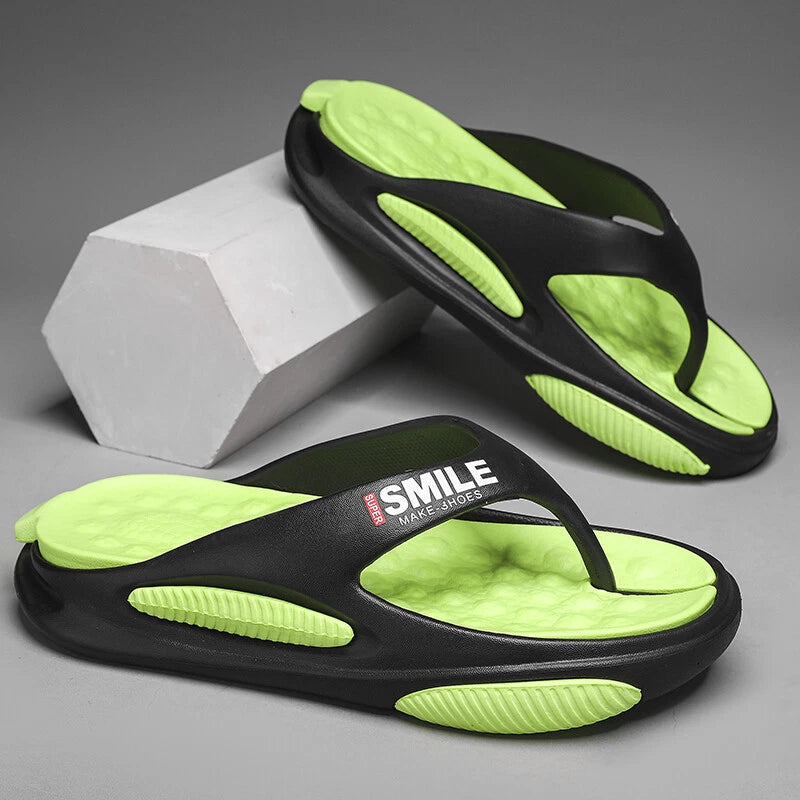 Men's Fashion Sandals Summer Outdoor Slides Beach Flip Flops Slippers Comfort