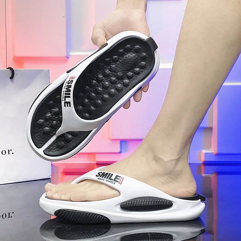 Men's Fashion Sandals Summer Outdoor Slides Beach Flip Flops Slippers Comfort