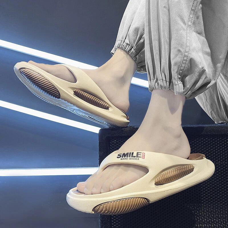 Men's Fashion Sandals Summer Outdoor Slides Beach Flip Flops Slippers Comfort