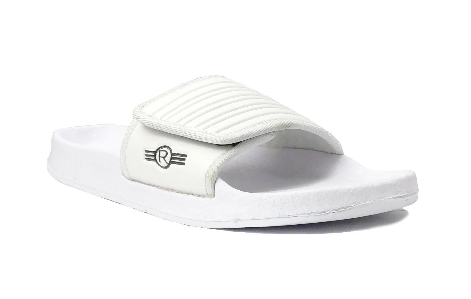Men's Sport Slides Fashion Slide with Adjustable Upper for Gym Pool Beach-011M
