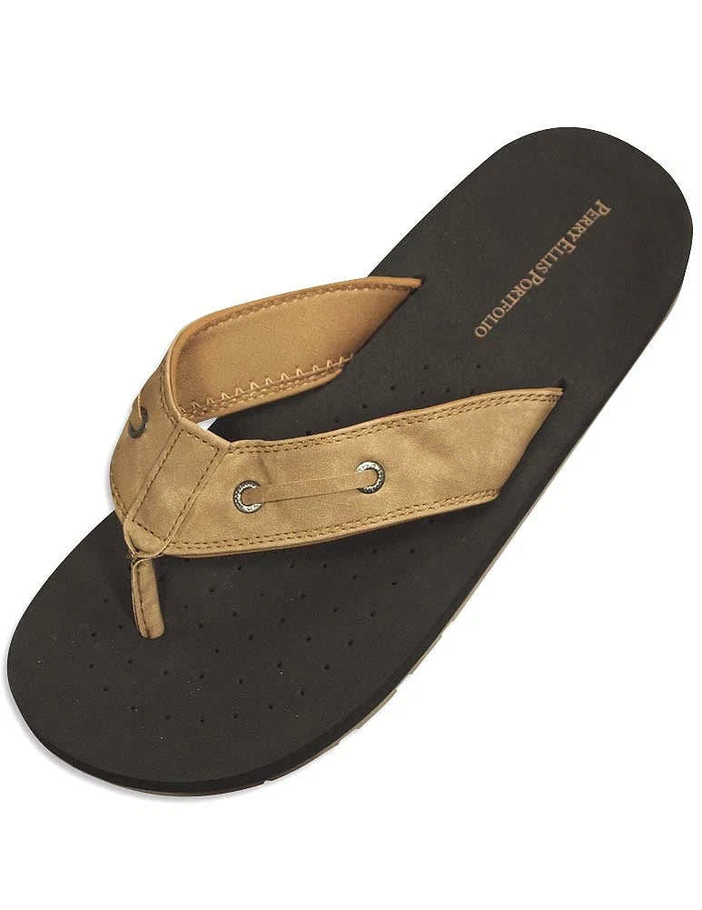 Perry Ellis Portfolio Mens Flip-Flops Thong Beach Slide Sandals Shoe