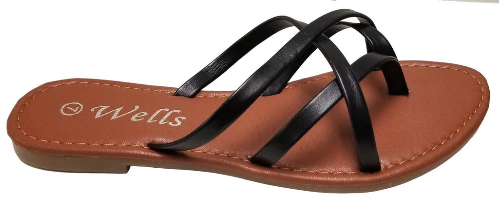 Elegant Women's Fashion Strappy Flip Flop Flat Sandals 226