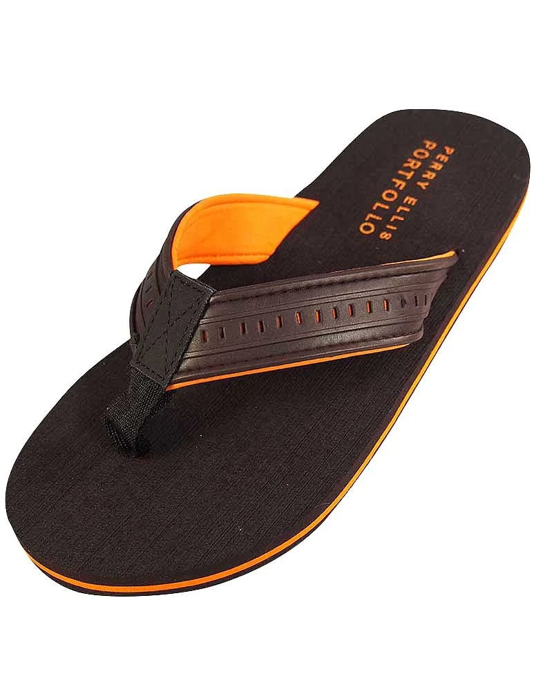 Perry Ellis Portfolio Mens Flip-Flops Thong Beach Slide Sandals Shoe