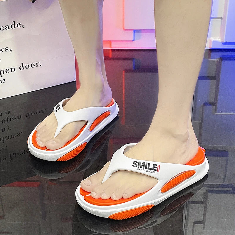 Men's Fashion Sandals Summer Outdoor Slides Beach Flip Flops Slippers Comfort