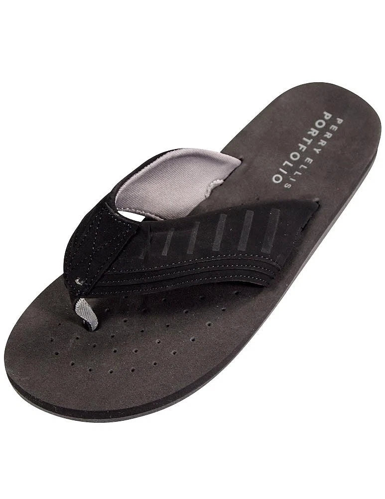 Perry Ellis Portfolio Mens Flip-Flops Thong Beach Slide Sandals Shoe